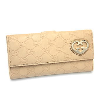 GUCCI グッチ 財布 コピー 245723 AA61G 9905 グッチシマ ラブリー LOVELY 長財布 ピンクベージュ